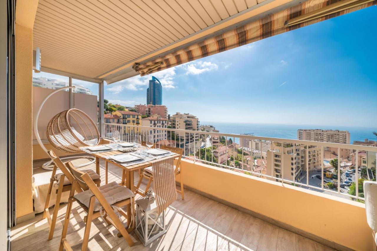 ボーソレイユMonaco Border, Sea View, Terrace, Free Parkingアパートメント エクステリア 写真